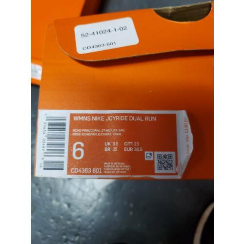 Nike shoes Joyride Dual Run - ECHO PINK / CORAL STARDUST-SAIL 6