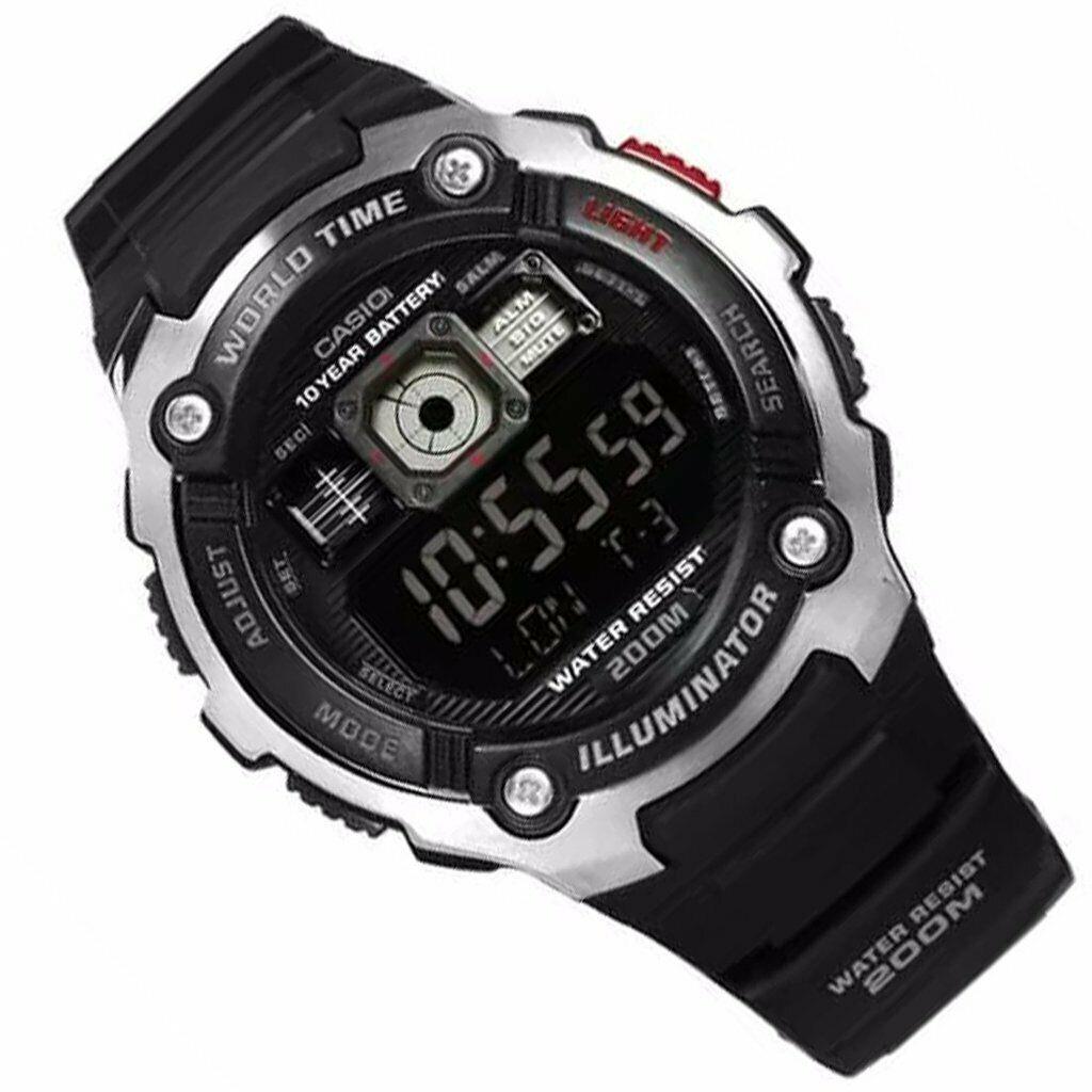 Casio Youth Sport Water Resistance Digital Watch AE-2000W-1B