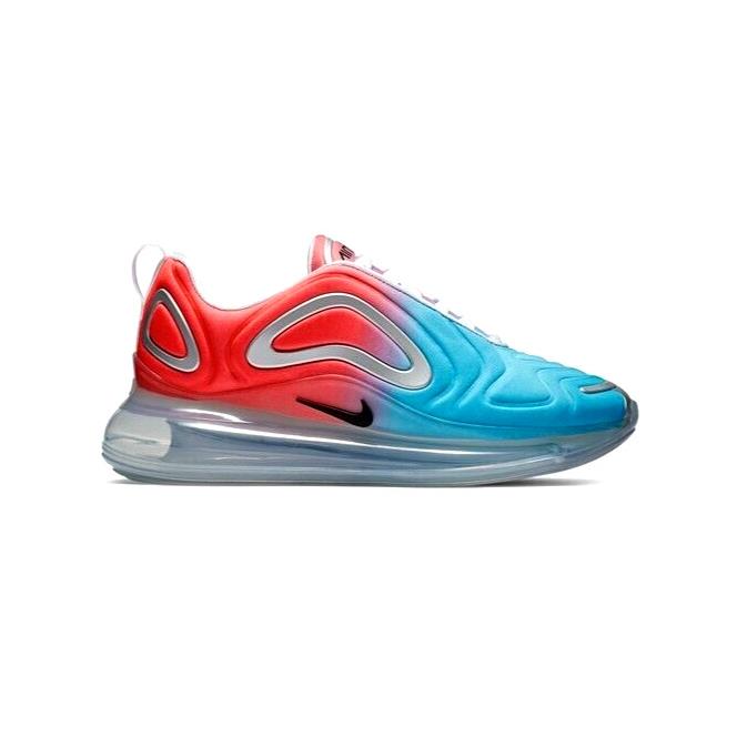 Nike Air Max 720 Womens Size 5 Shoes AR9293 600 Lava Glow Pink Sea Blue Fury - Multicolor