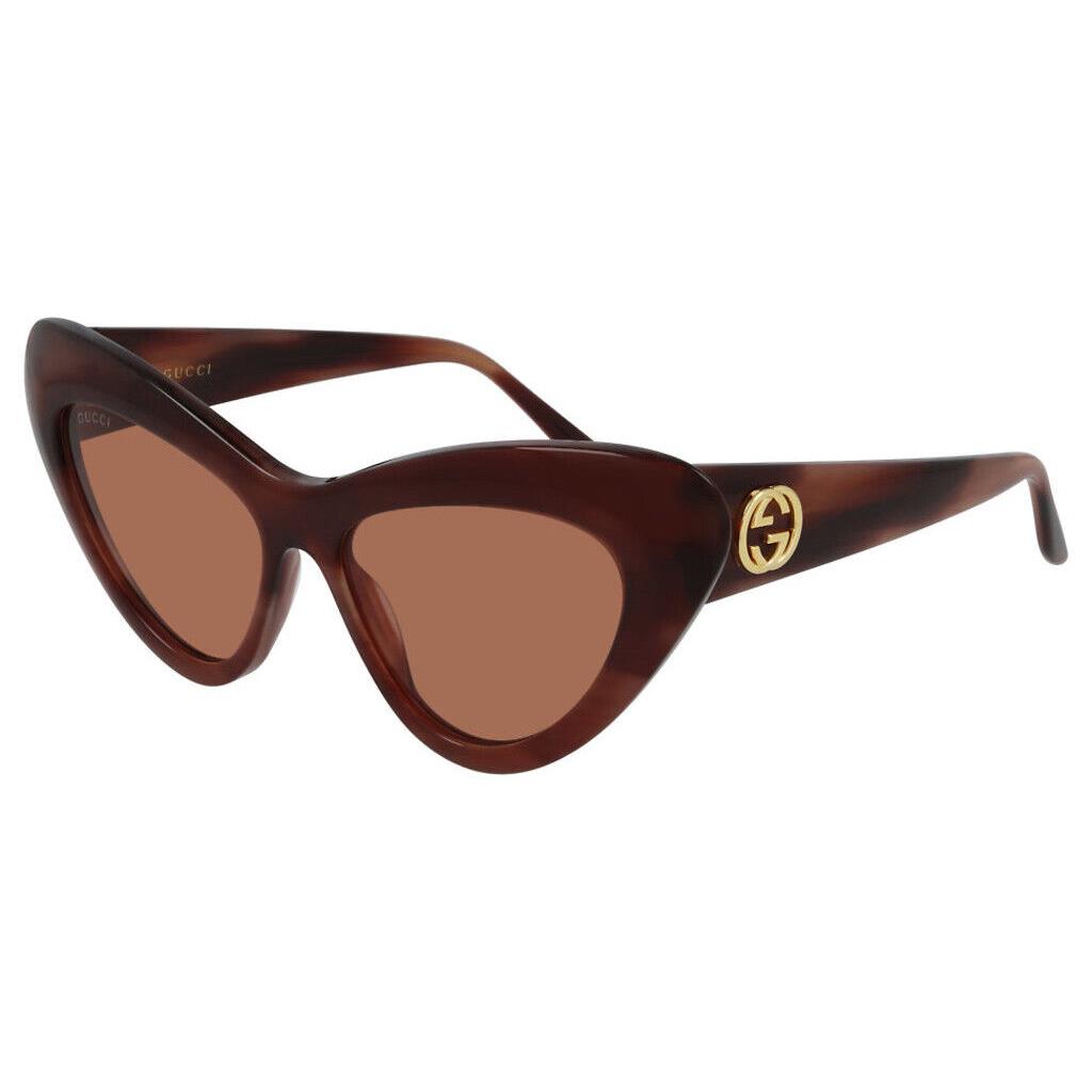 Gucci Orange Cat Eye Ladies Sunglasses