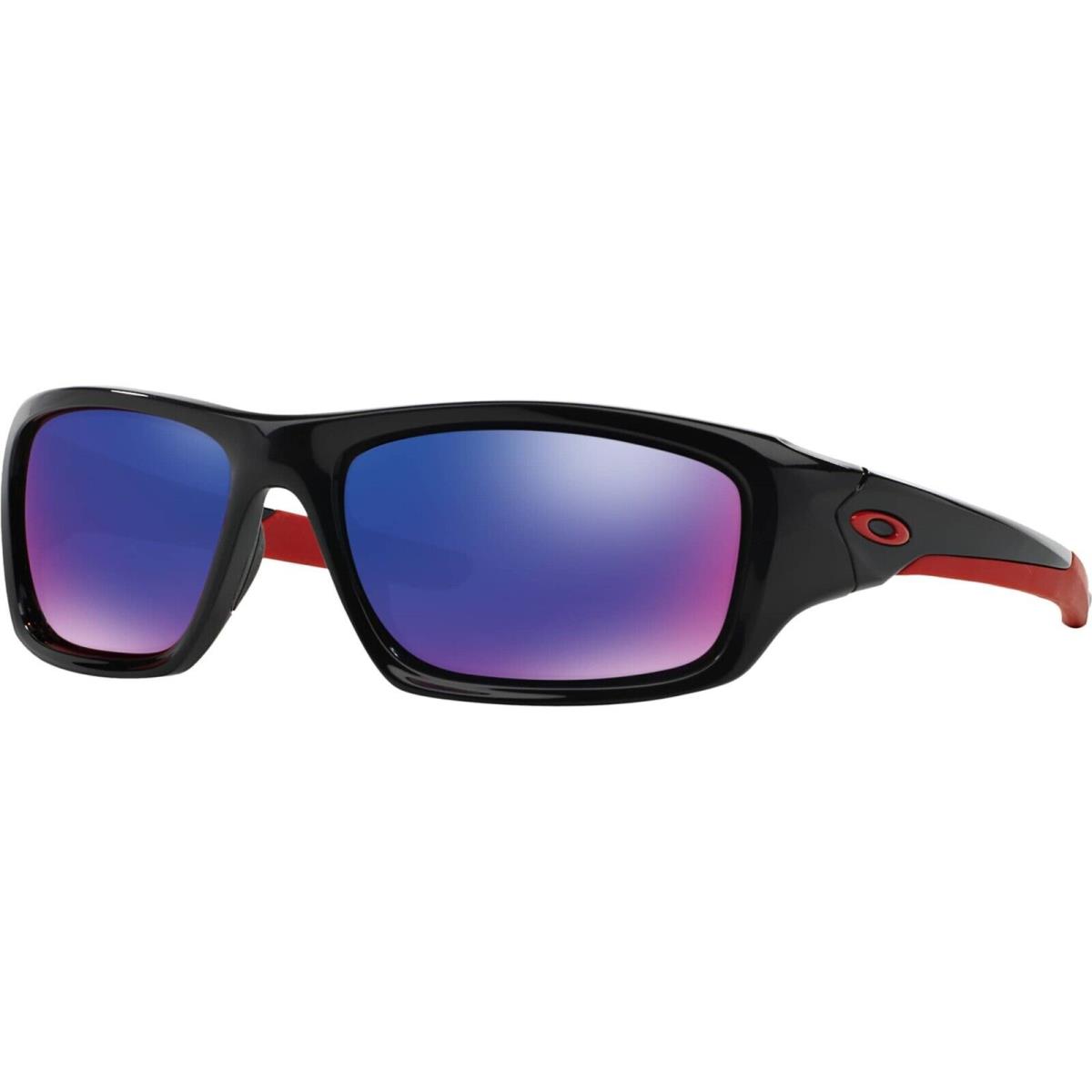 Men`s Oakley Valve Sunglasses Polished Black/positive Red Iridium Lens - Frame: Polished Black, Lens: Positive Red Iridium