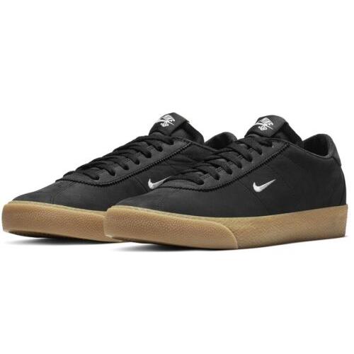 Nike SB Zoom Bruin Low Iso Skate Shoes Mens Size 8 Black Orange Label CD750 018 - Black , Black/Gum Light Brown Manufacturer
