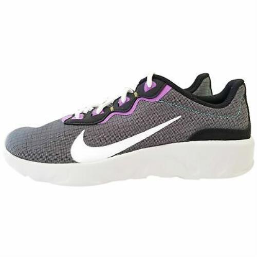 Nike Explore Strada Mens CD7093-003 Black White Violet Running Shoes Size 8