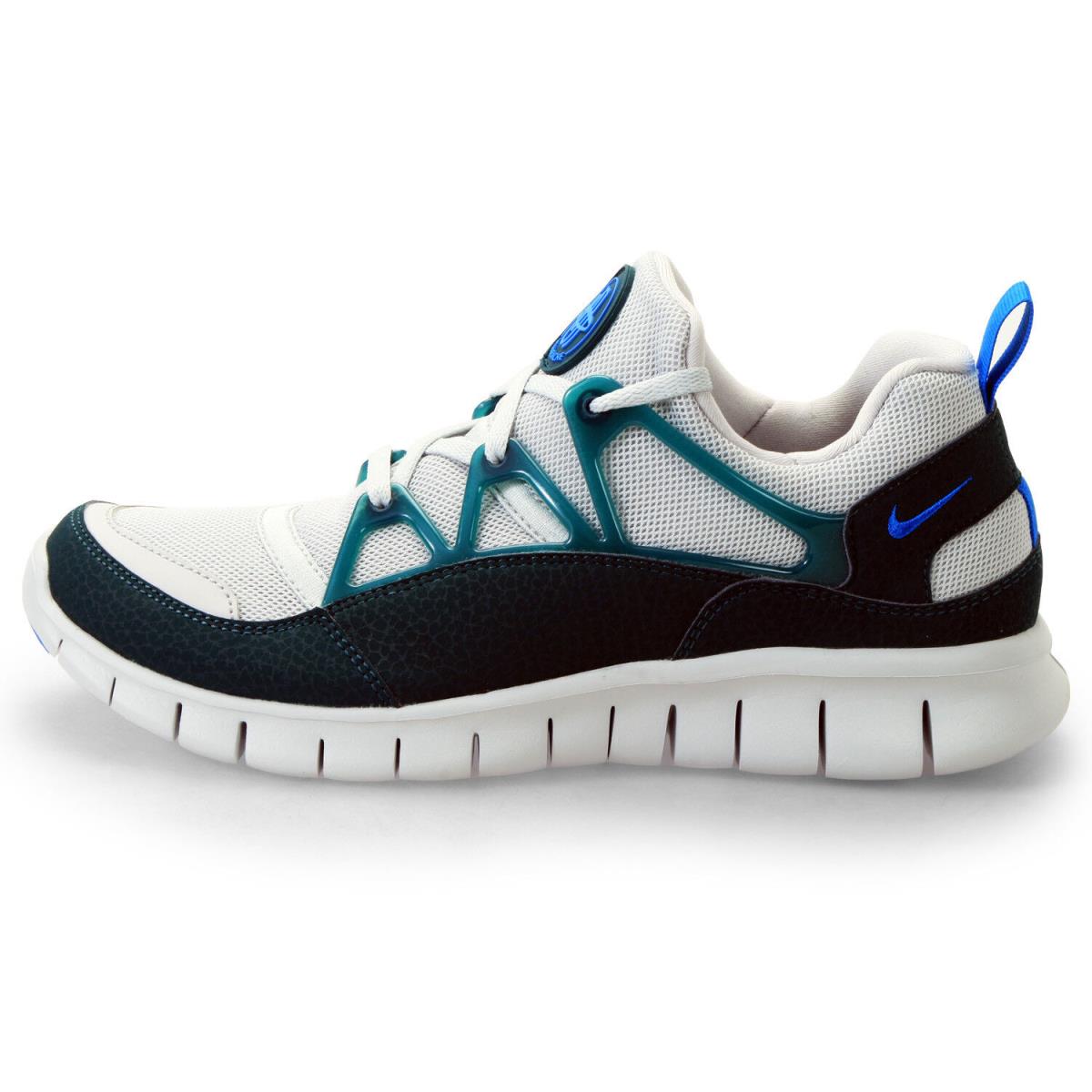 Nike Free Huarache Light Men`s Running Shoes 555440-043 Grey/dark Teal Sz 7