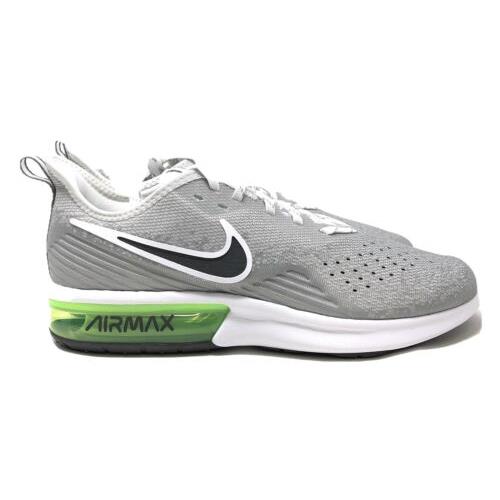 Nike Air Max Sequent 4 Running Shoe Men White Gray Green AO4485-101