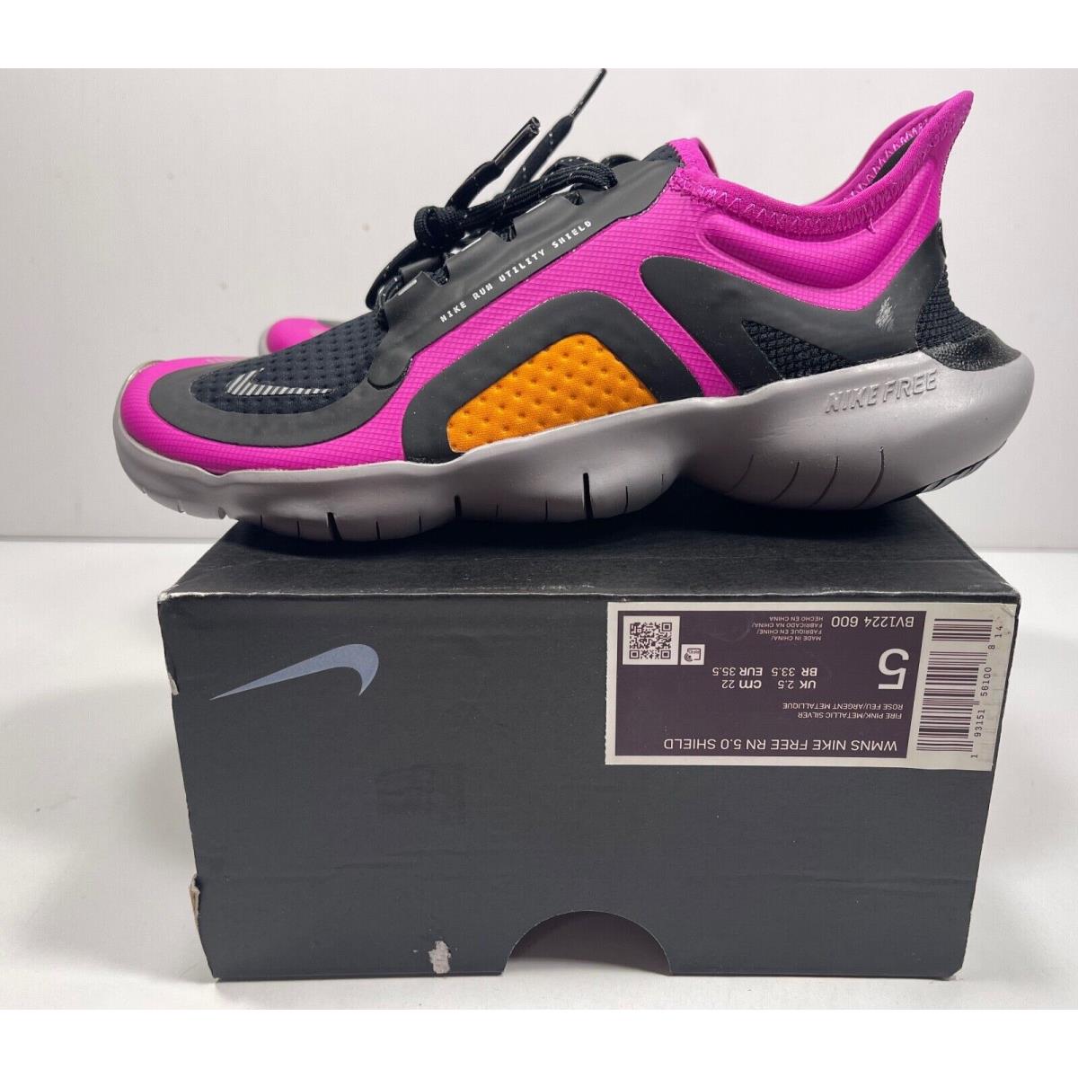 Nike Wmns Free RN 5.0 Shield fire Pink BV1224 600 Size 5 SporTipTop