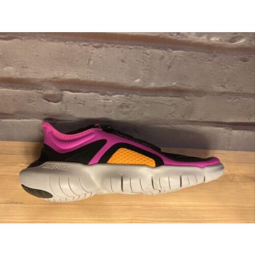 Nike shoes Free - Fire Pink/Black/Metallic Silver 6