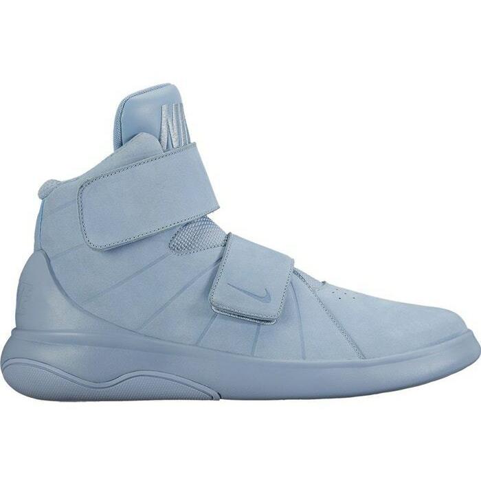 Nike Marxman Prm Blue/grey 832766-401 Men s Size 9 Strap Sneaker Shoes