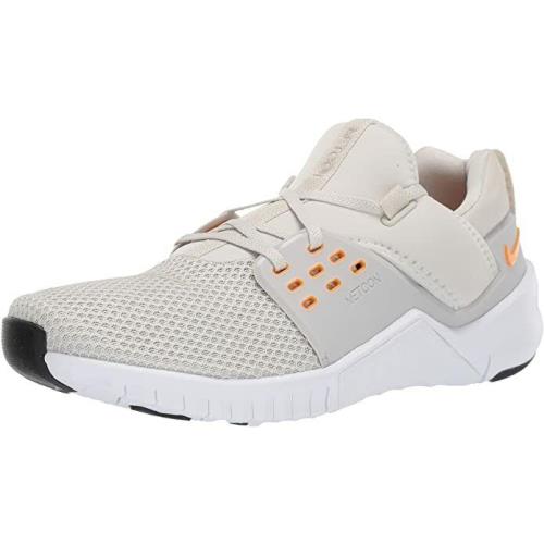 Nike Free Metcon 2 Men`s Running Shoes Size 14 Light Bone/orange Peel AQ8306 001