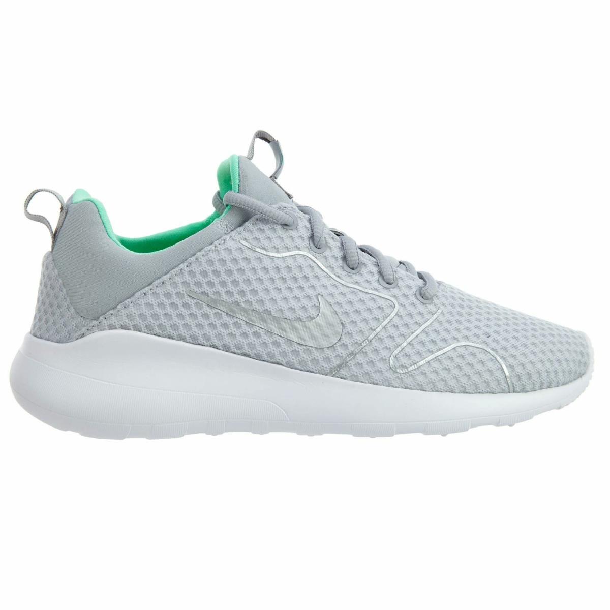 Nike Kaishi 2.0 Mens 833457-001 Wolf Grey Silver Green Shoes Nwob Size 8