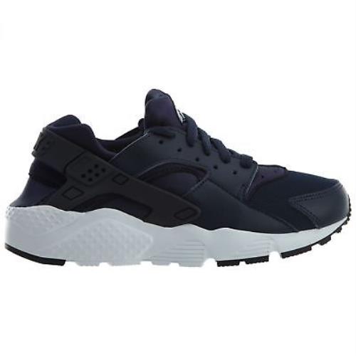 Nike Huarache Run Big Kids 654275-407 Obsidian White Running Shoes Size 3.5