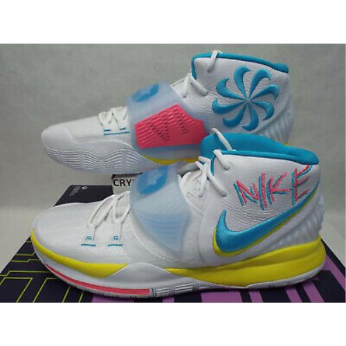 kyrie 6 white opti yellow