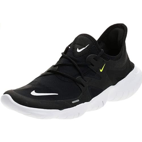 Nike Women`s Free RN 5.0 Running Shoe Black/white-anthracite-volt 10 AQ1316-003