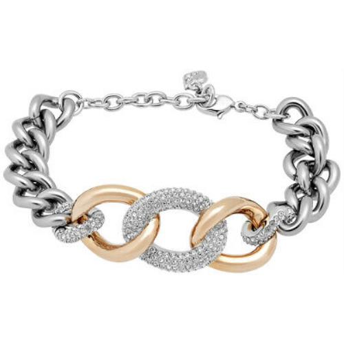 Swarovski Bound Crystal Pav Chain Stainless Steel Bracelet For Women 5106536