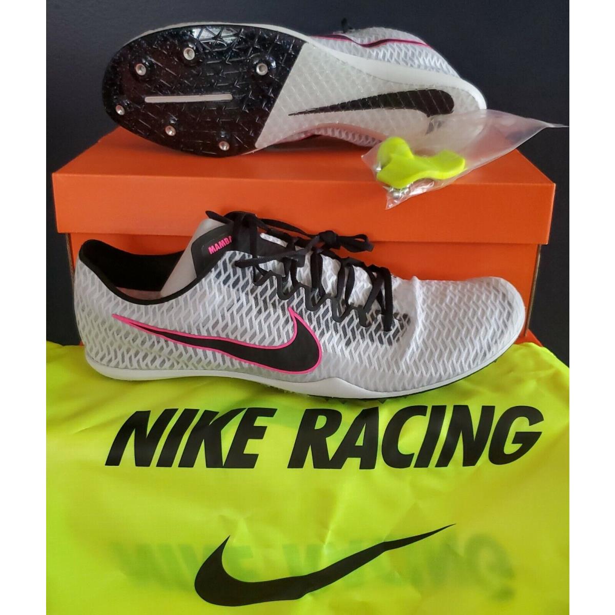 Nike shoes Zoom Mamba - Pure platinum/black/pink blast 3