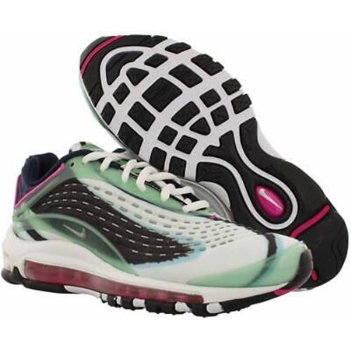 Nike Air Max Deluxe GS Big Kids Running Shoes AR0115 301 Size 4 Youth - Enamel Green/Metalic service