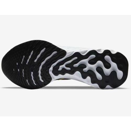 Nike shoes Infinity Run Flyknit - Black , Black/White/Anthracite/Sonic Yellow Manufacturer 5