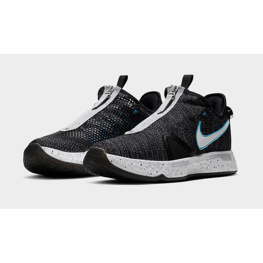 Nike PG 4 Men Basketball Shoes Paul George 9.5 CD5079 004 Black White Blue