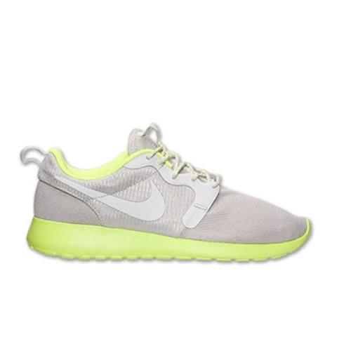 Nike Women`s Rosherun Hyp Running Shoes Volt/light Bone Sz 11.5 - Volt Light Bone