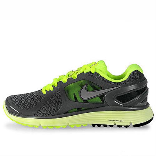 Nike Lunareclipse+ 2 Womens 487974-002 Grey Volt Running Training Shoes Size 6