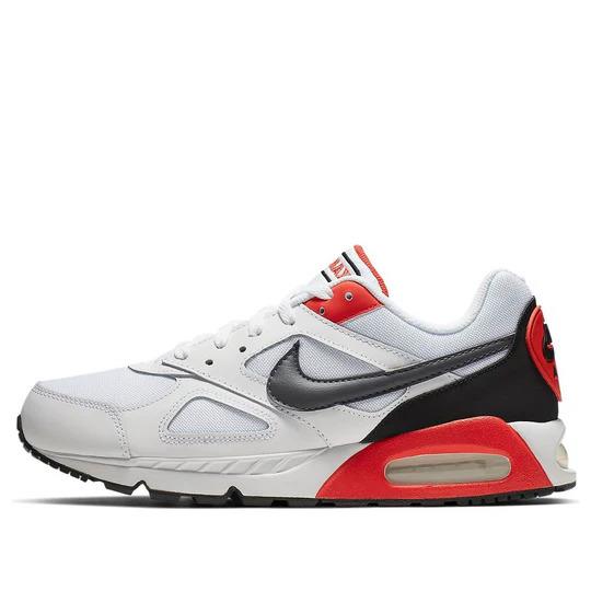 Nike Air Max Ivo White Habanero Red Grey Black Sneakers Shoes CD1540-100 Mens 10 - White