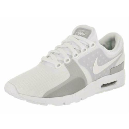 Nike Women`s Air Max Zero SI White/white Wolf Grey Running Shoe US 10/ EU 42