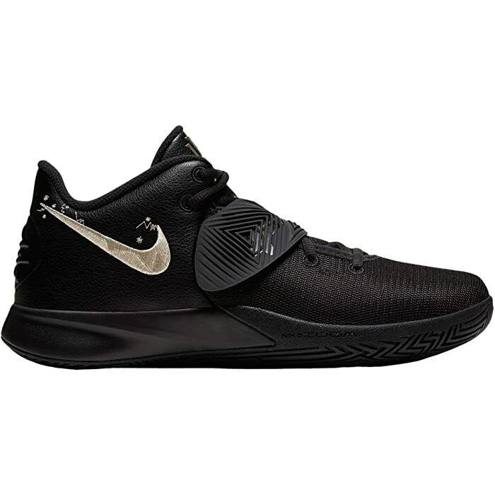 Nike Men`s Kyrie Flytrap Iii Black Basketball Shoes Size 13 M N1508 - Black