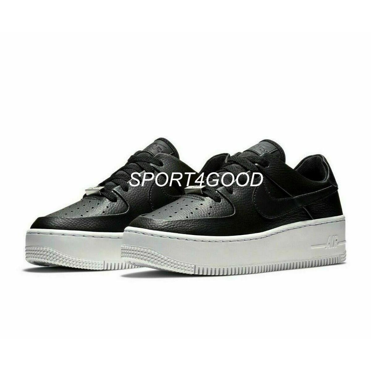 Nike Air Force 1 Sage Low `black White` Women`s Shoes Size 11 AR5339-002