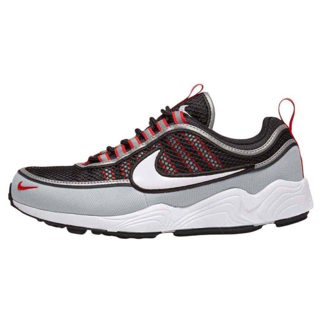 Nike Air Zoom Spiridon 16 Mens 926955-010 Black Grey Red Running Shoes Size 10