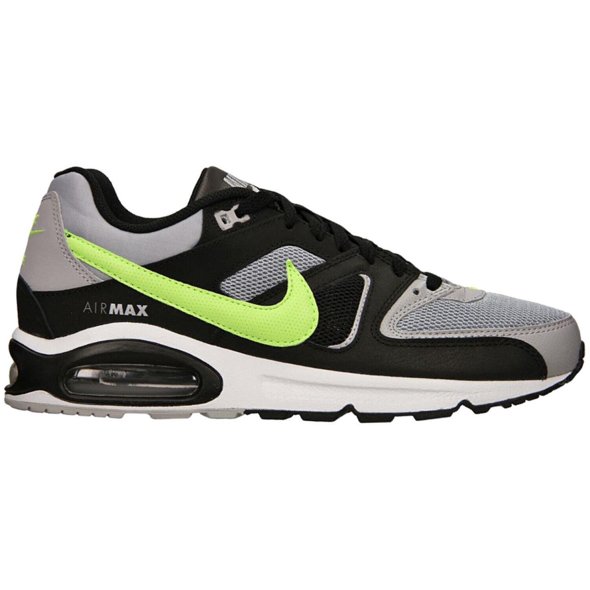 Nike Air Max Command Mens 629993-047 Wolf Grey Volt Black Running Shoes Size 7