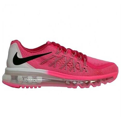 Nike Air Max 2015 Big Kids 705458-600 Pink Pow White Running Shoes Size 7
