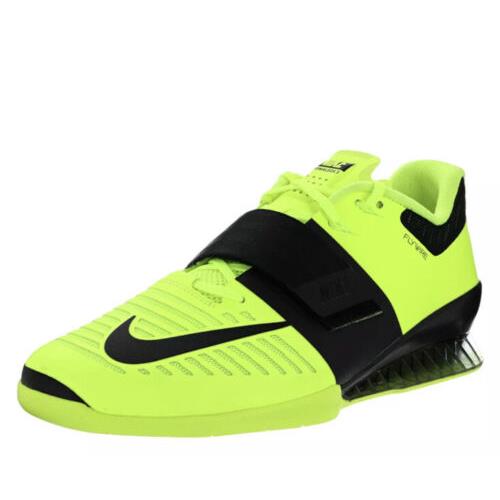 Nike Romaleos 3 Weightlifting Sz 15 Shoes 852933-700 Volt Green Men s - Green