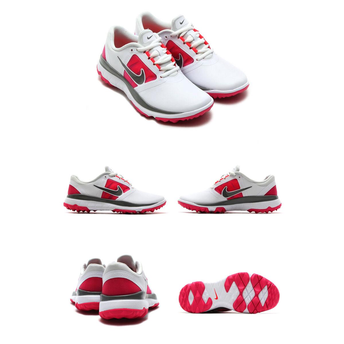 Nike shoes Impact - White / Grey / Vivid Pink 3