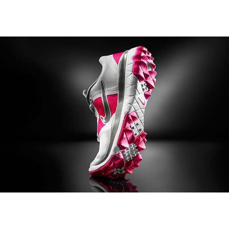 Nike shoes Impact - White / Grey / Vivid Pink 4
