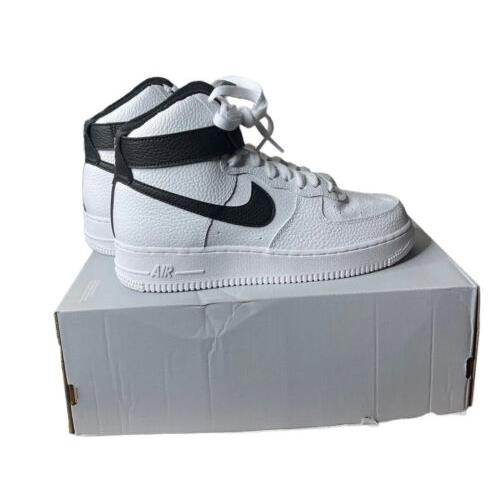 Size 8 Nike Air Force 1 High `07 `white Black` Men`s CT2303-100