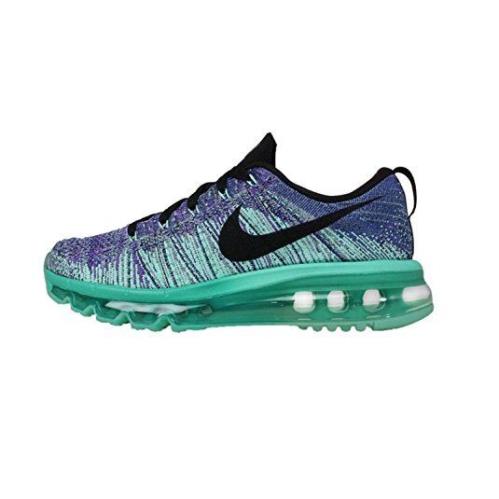 Women`s Nike Flyknit Max Shoes 620659 501 Hyper Grape/turquoise Sz 11.5