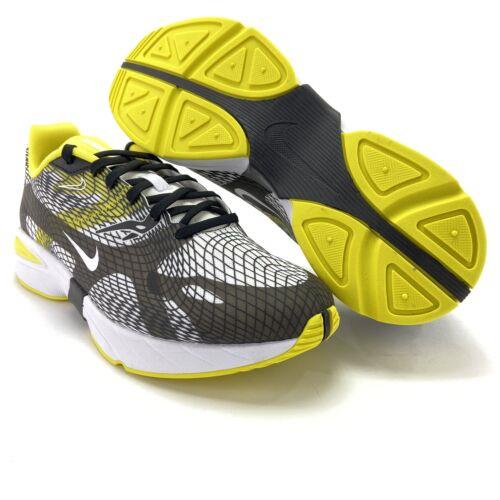 Nike Men`s Ghoswift White Black Dynamic Yellow Running Shoes BQ5108-100 Sz 11.5