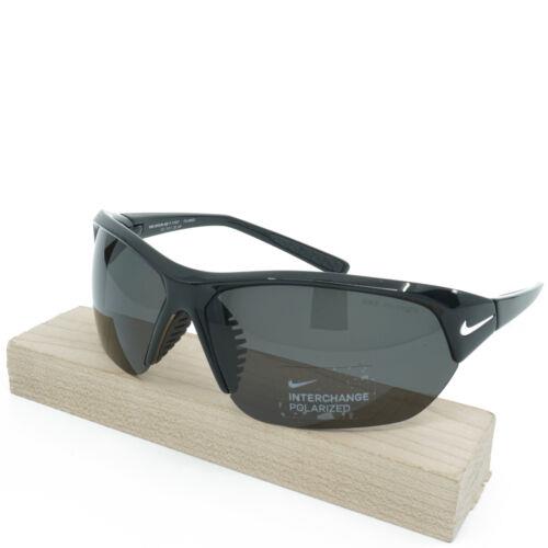 EV0527-010 Mens Nike Skylon Ace Polarized Sunglasses - Frame: Black, Lens: Gray