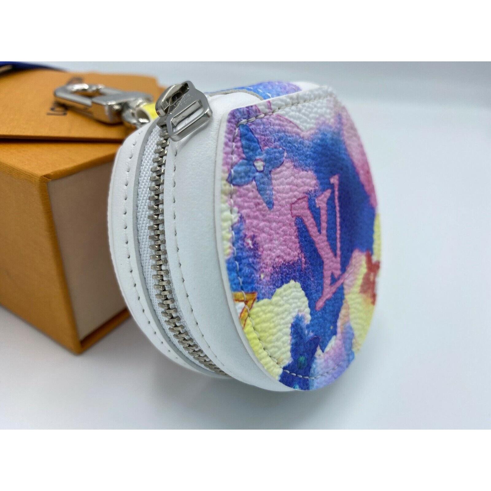 Louis Vuitton Watercolor Earphone Jewelry Travel Case Bag Charm Wallet Hat Box