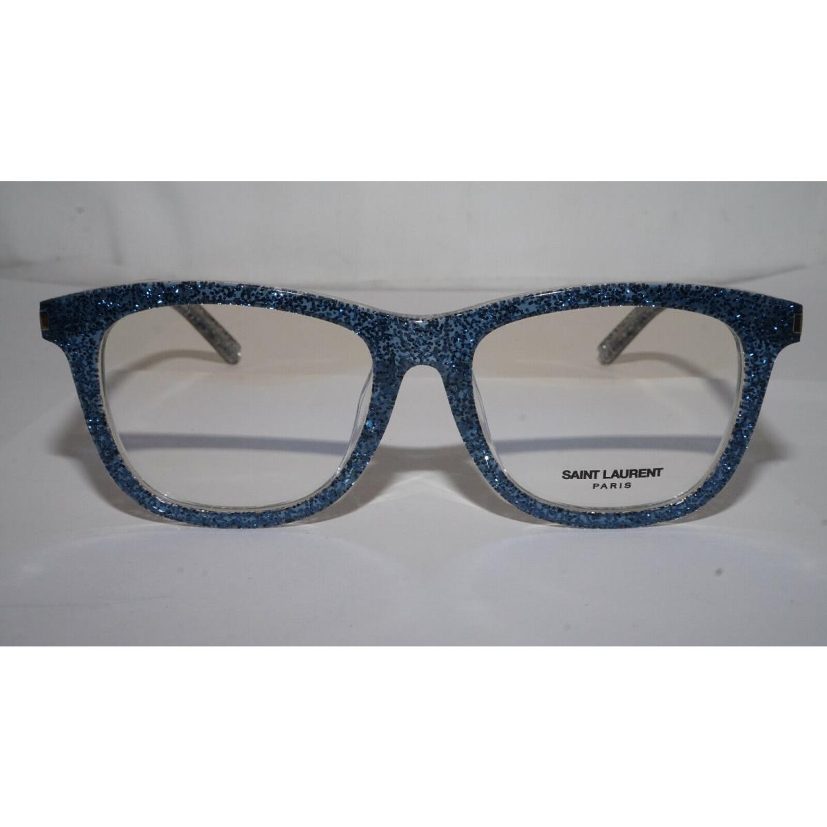 Saint Laurent Eyeglasses Dark Blue Speckles SL1687F 004 53 18 145