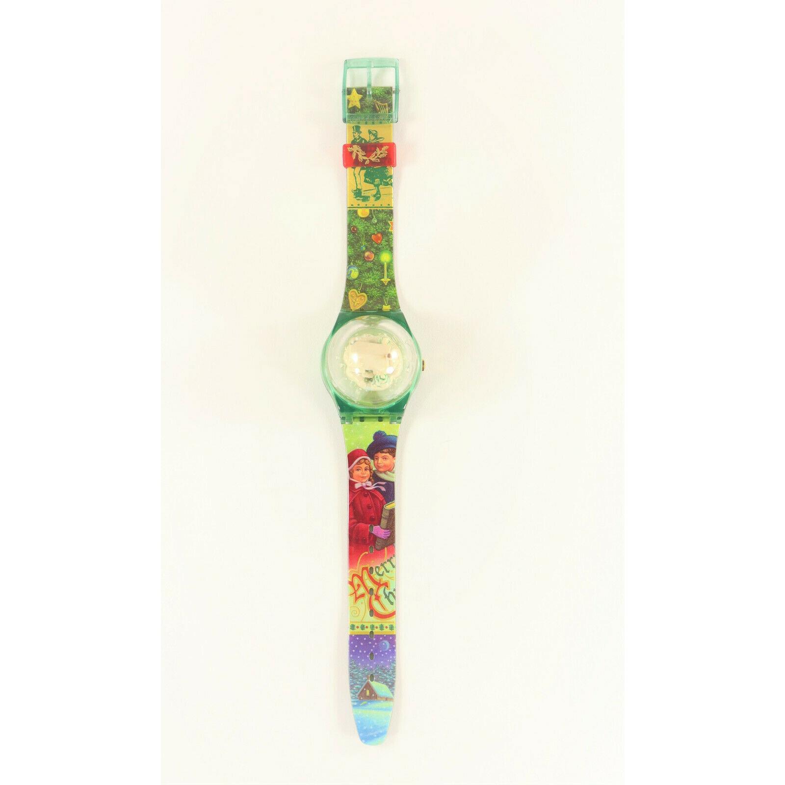 Swatch Magic Spell 1995 Limited Edition Christmas Watch with Box 