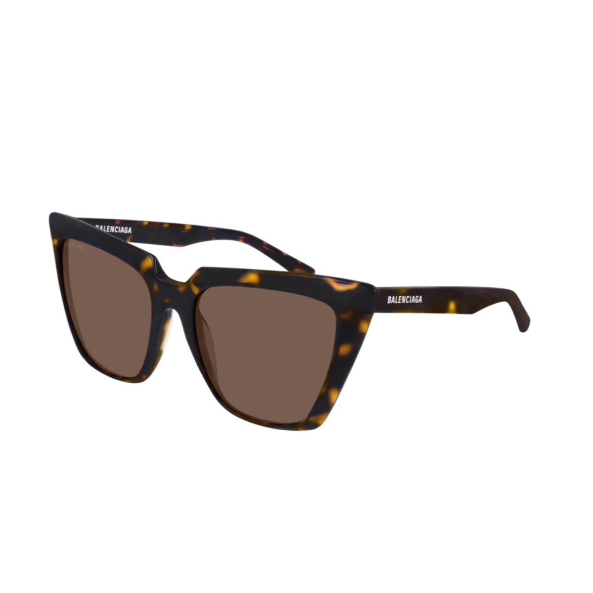 Balenciaga BB 0046S 002 Havana/brown Sunglasses