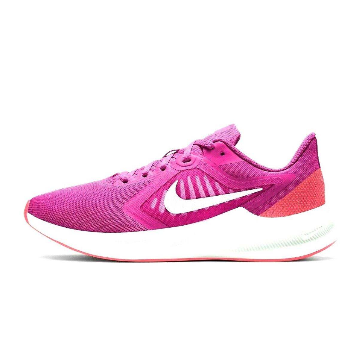Womens Nike Air Downshifter 10 Pink White Training Athletic Running Shoes