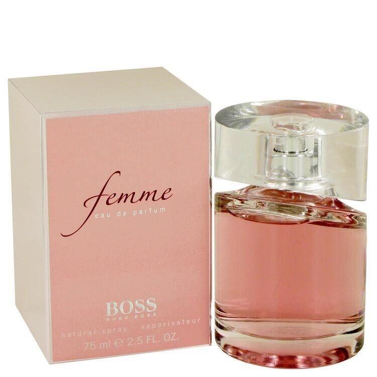 Boss Femme Perfume by Hugo Boss Women Fragrance Eau De Parfum Spray 2.5 oz Edp