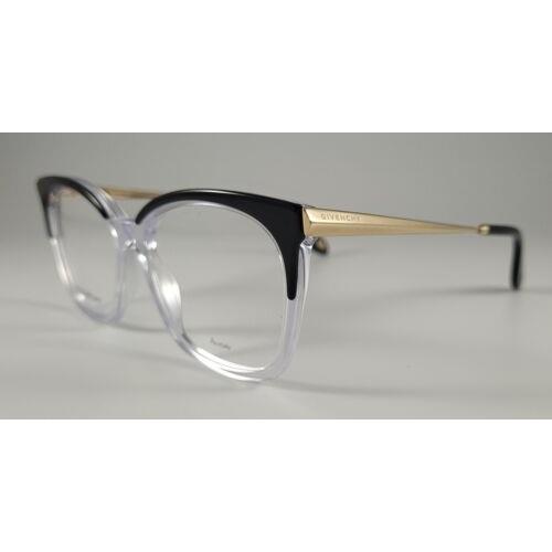 Givenchy Eyeglasses GV 0062 Color 7C5 Black Crystal Gold Size 51 Women`s