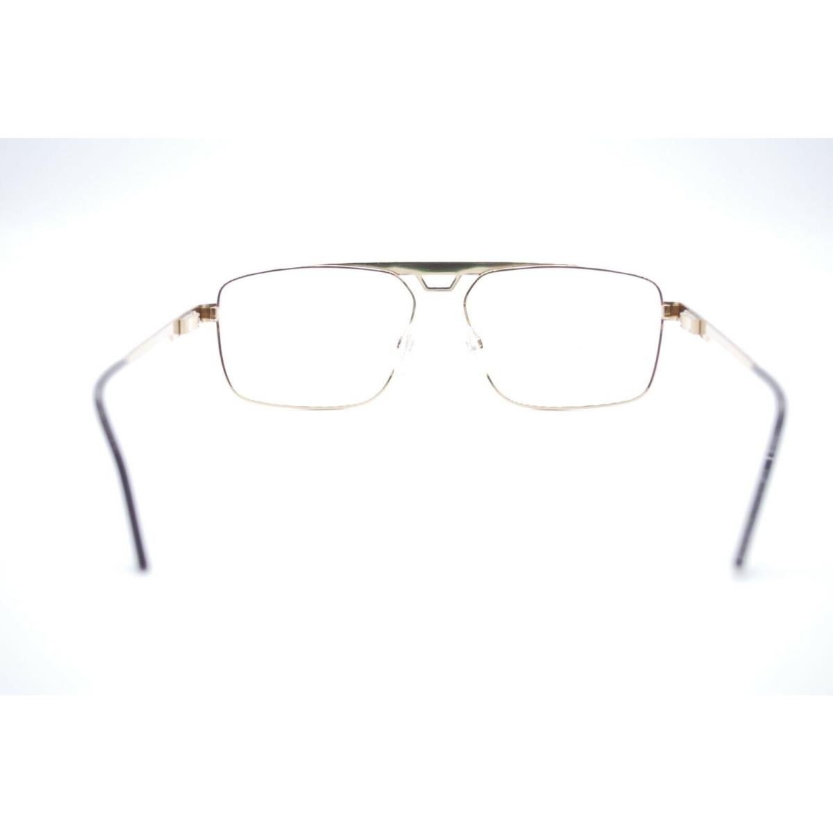 Cazal eyeglasses  - GOLD AND BROWN Frame 3