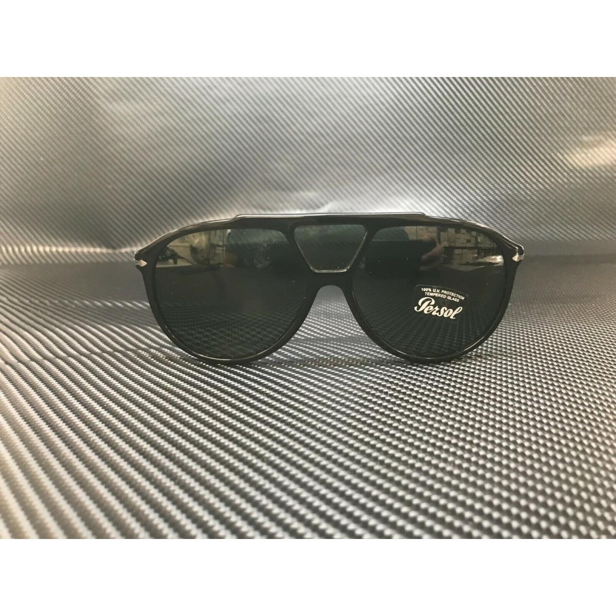 Persol PO3217S 95 31 Black Pilot Men`s 59 mm Sunglasses