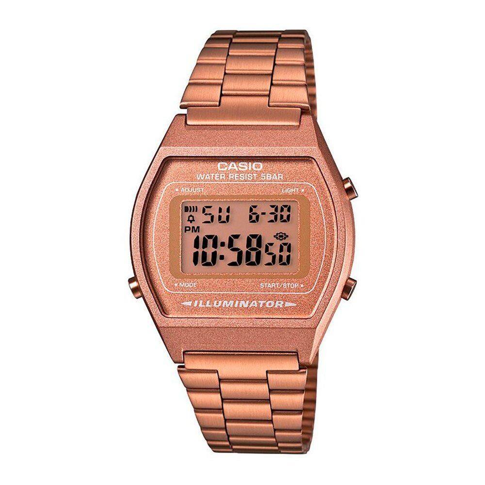 Casio B640WC-5A Women`s Retro Digital Rose Gold Watch