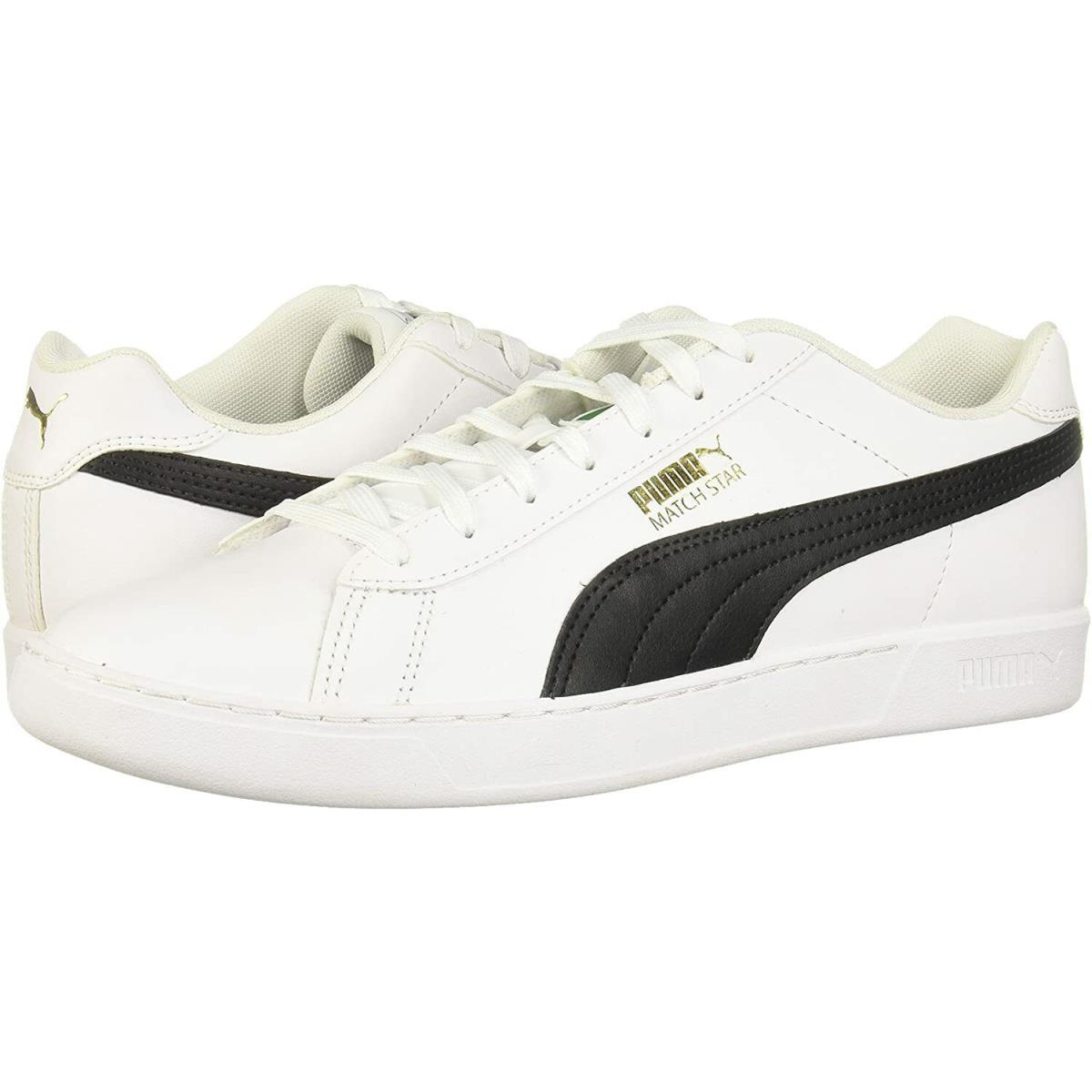 Men`s Shoes Puma Match Star Lace Up Sneakers 38020402 White / Black