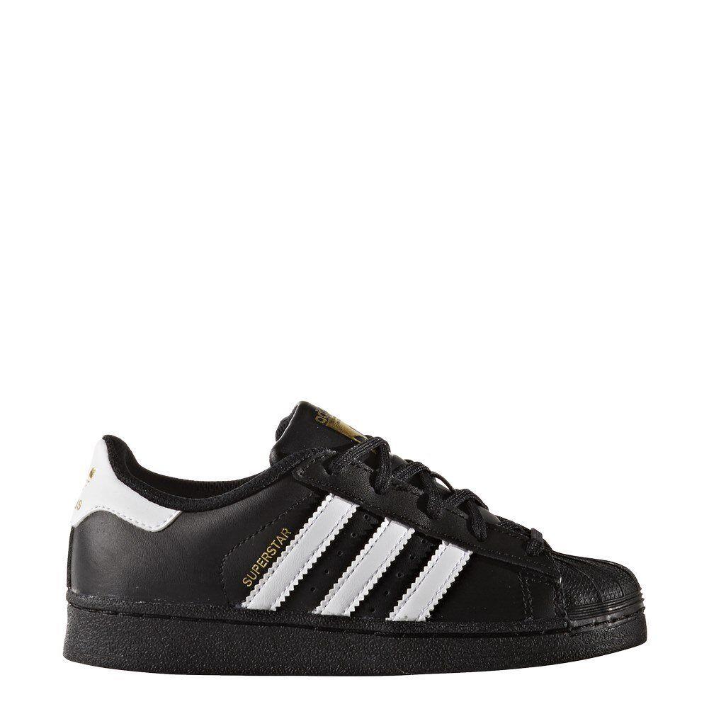 Adidas Superstar C Preschool Shoes Black / White / Black EF5394 - Black